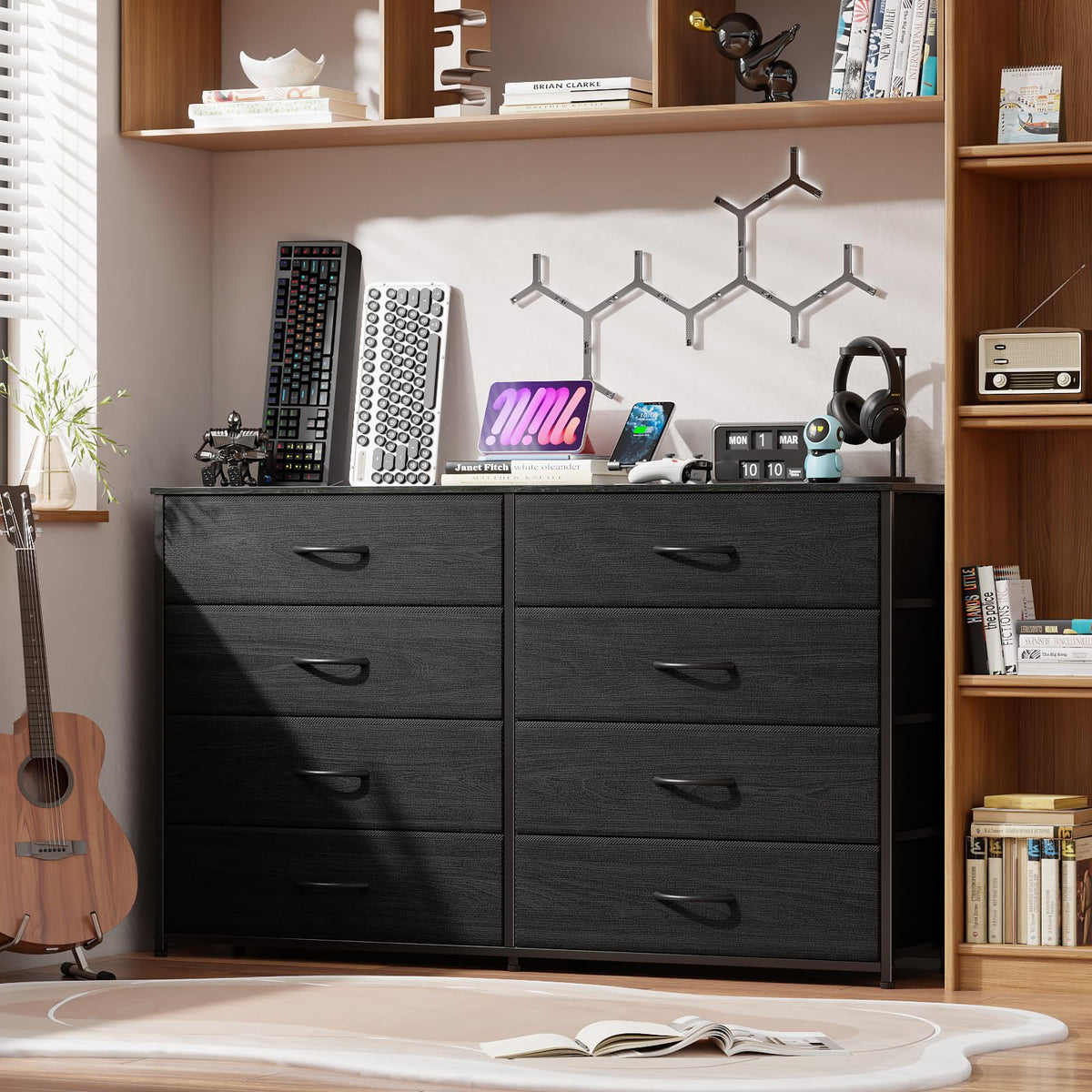 8-Drawer Fabric Dresser