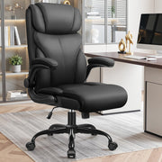 High-Back Ergonomic Office Chair with Flip-Up Armrests