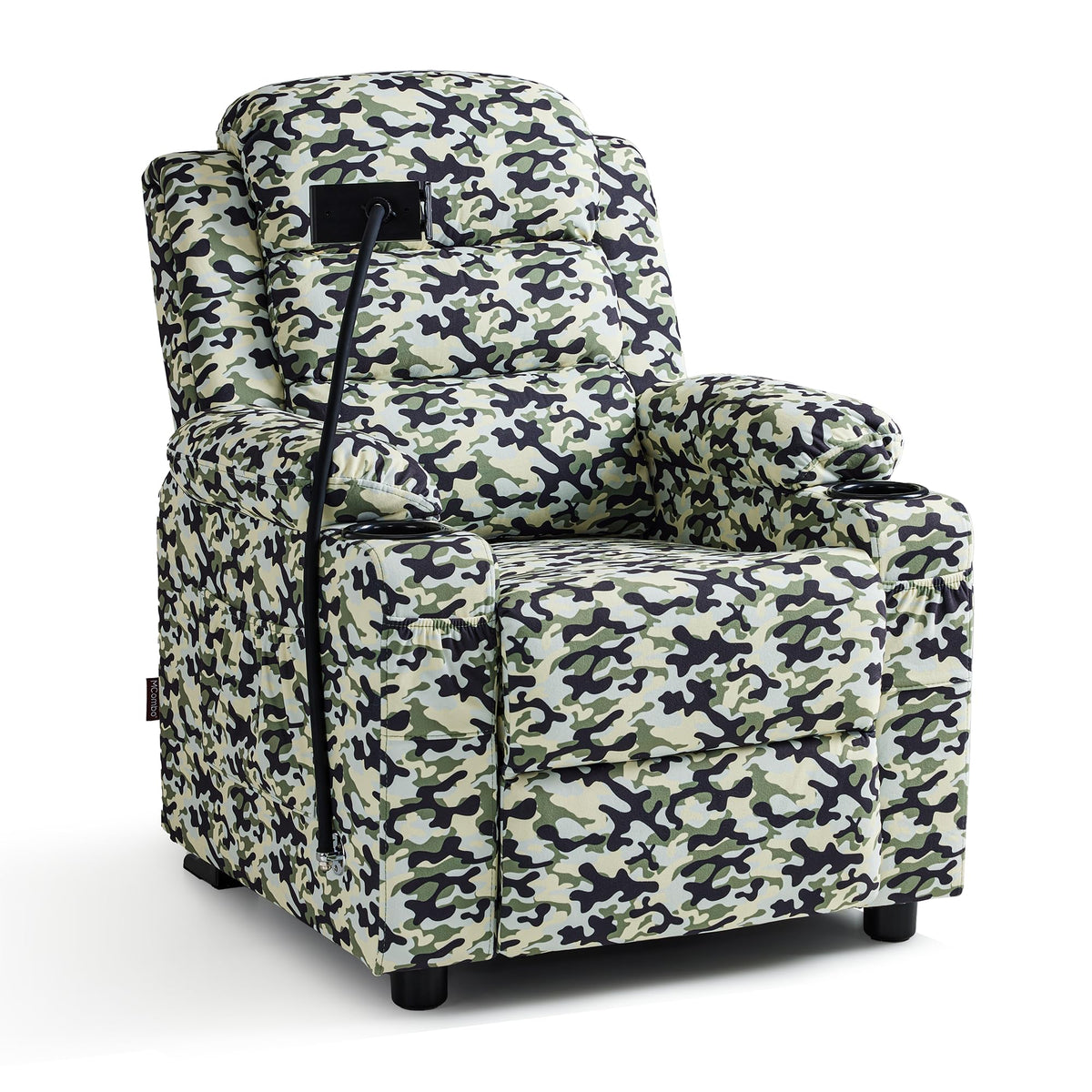 Kids Recliner with Cup Holders