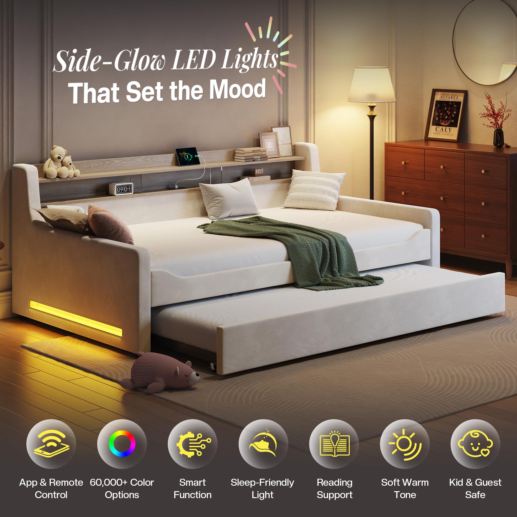 Twin Daybed with Trundle
