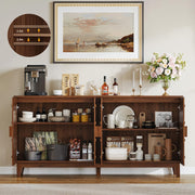 63" Sideboard Buffet Cabinet with Adjustable Shelves
