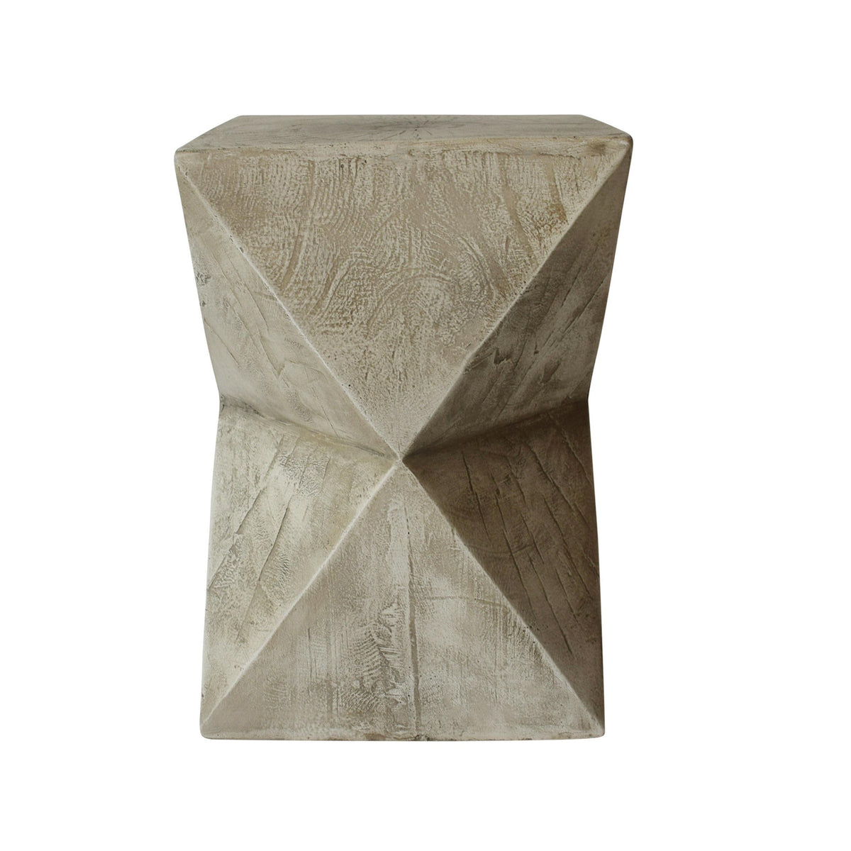 Hourglass Concrete Side Table