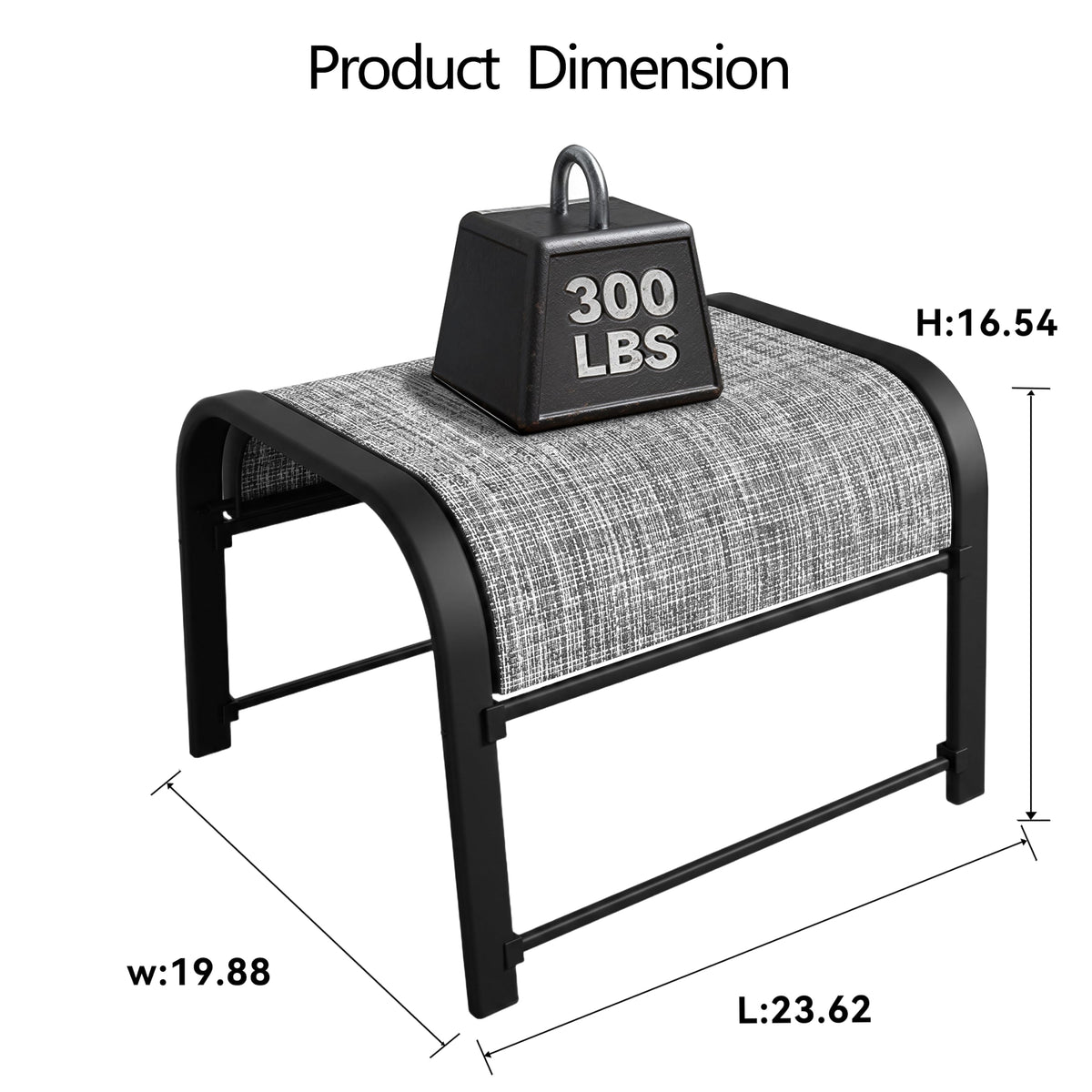 Stackable Patio Ottoman