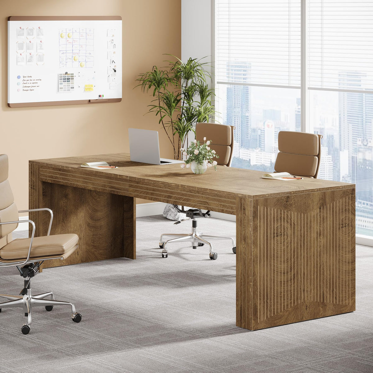 Two-Person Home Office Desk