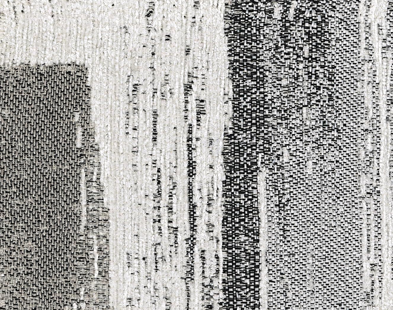 Dark Gray Flared Arm Chenille Sofa