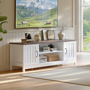 54" Farmhouse TV Stand with Storage