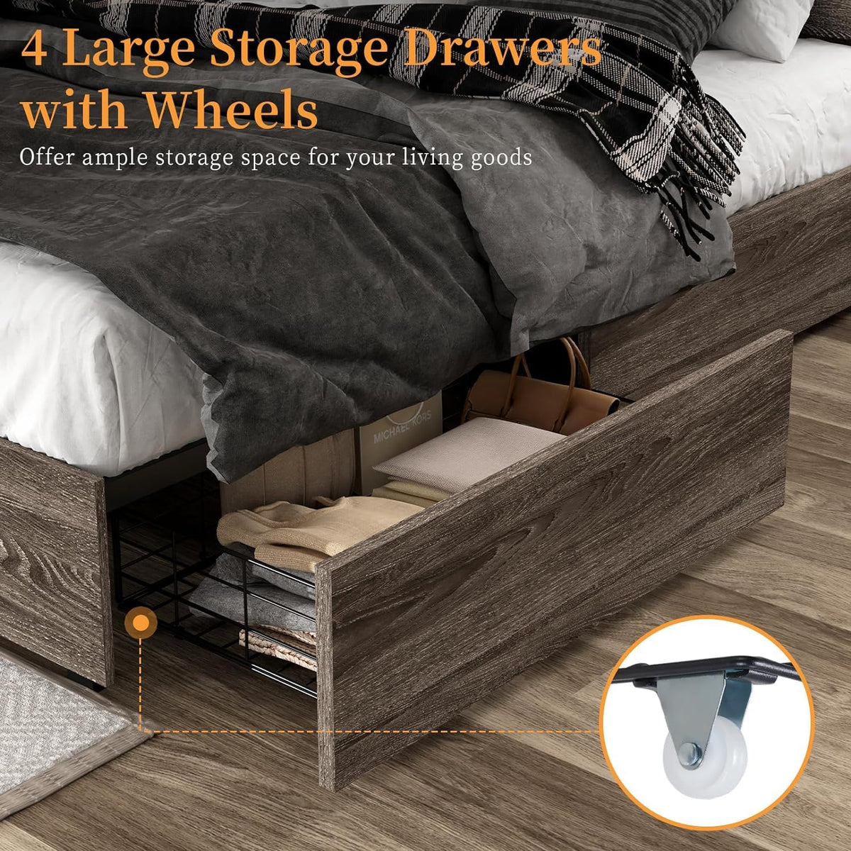 5-Piece Farmhouse Queen Bedroom Set