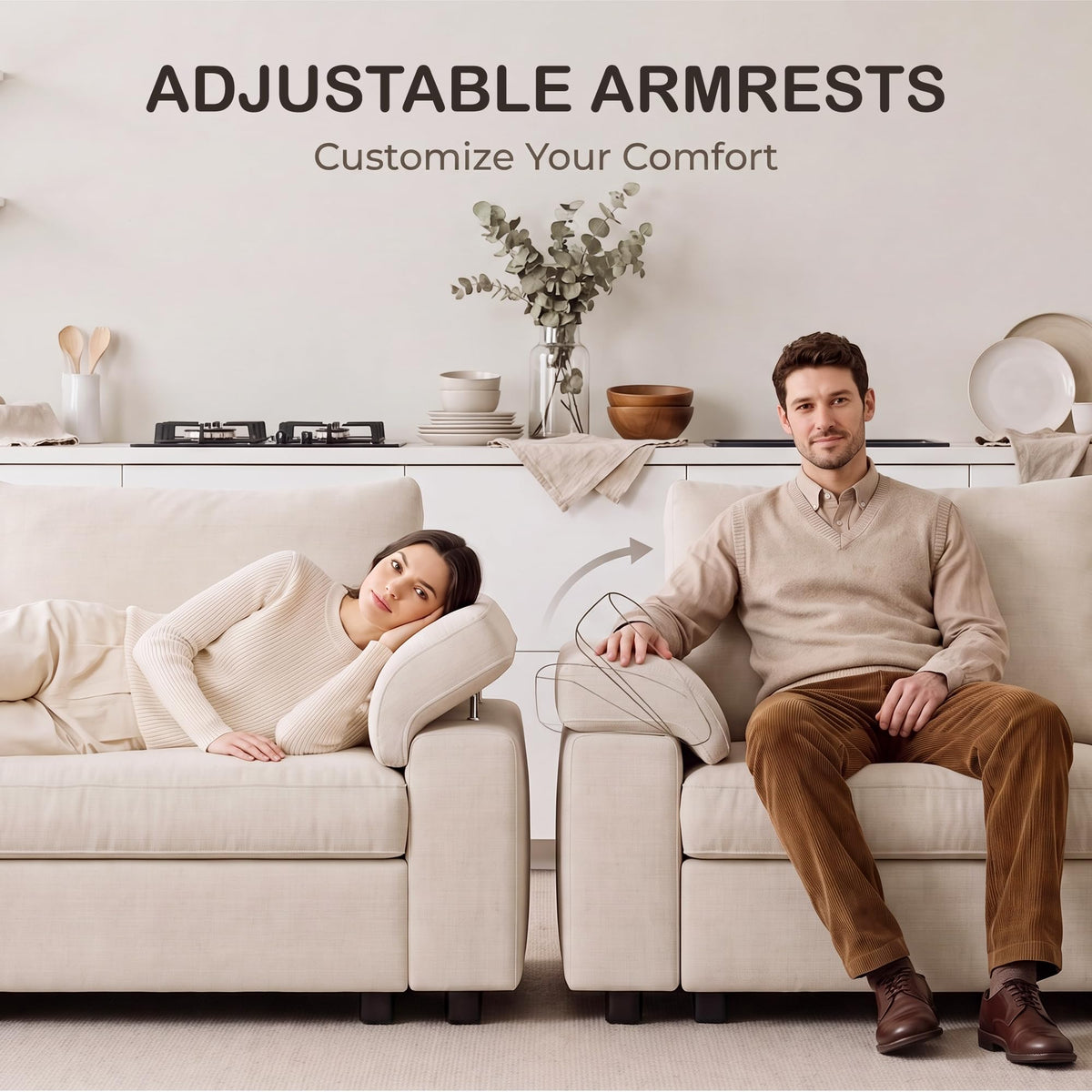 Modular Storage Sectional Sofa