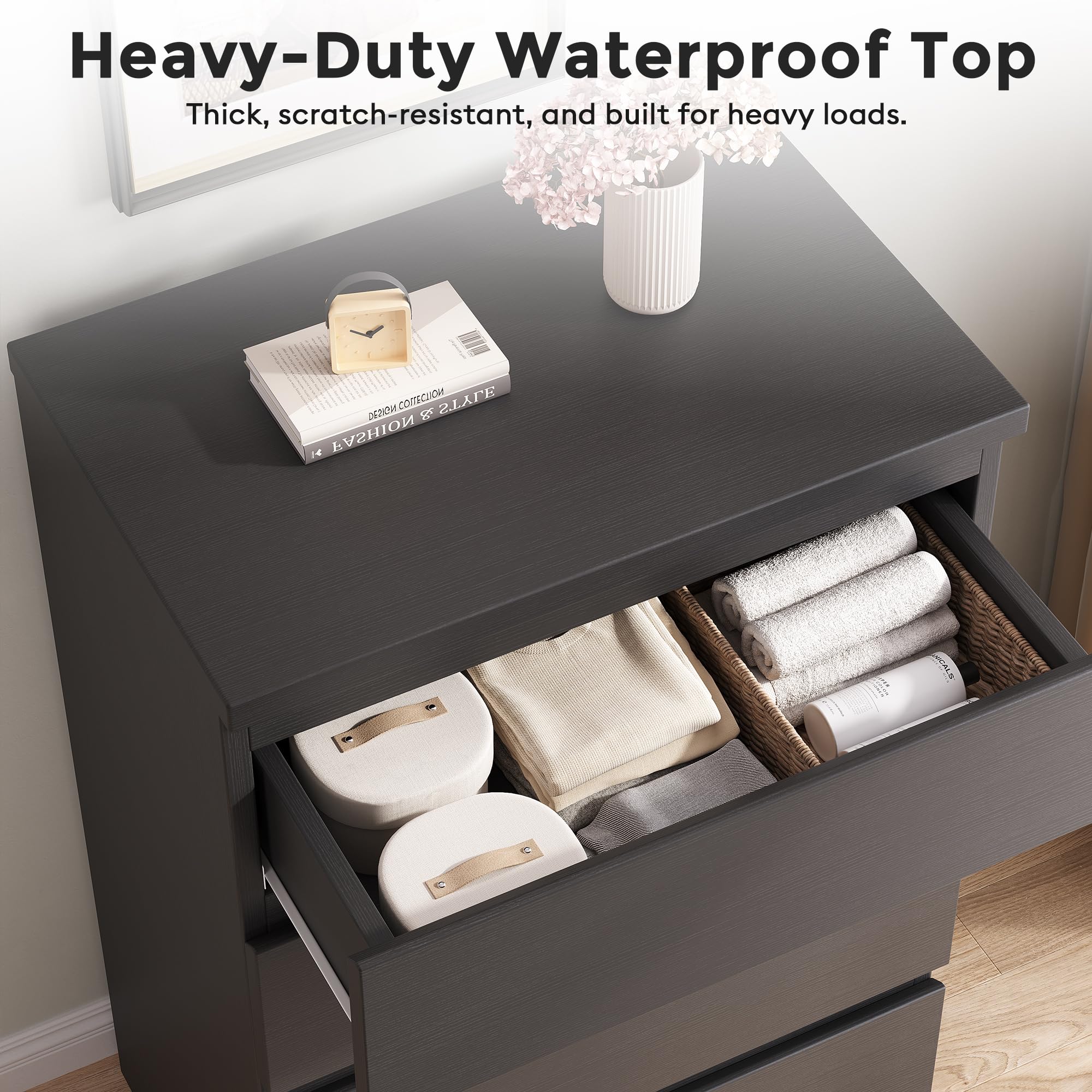 4-Drawer Dresser with Deep Storage