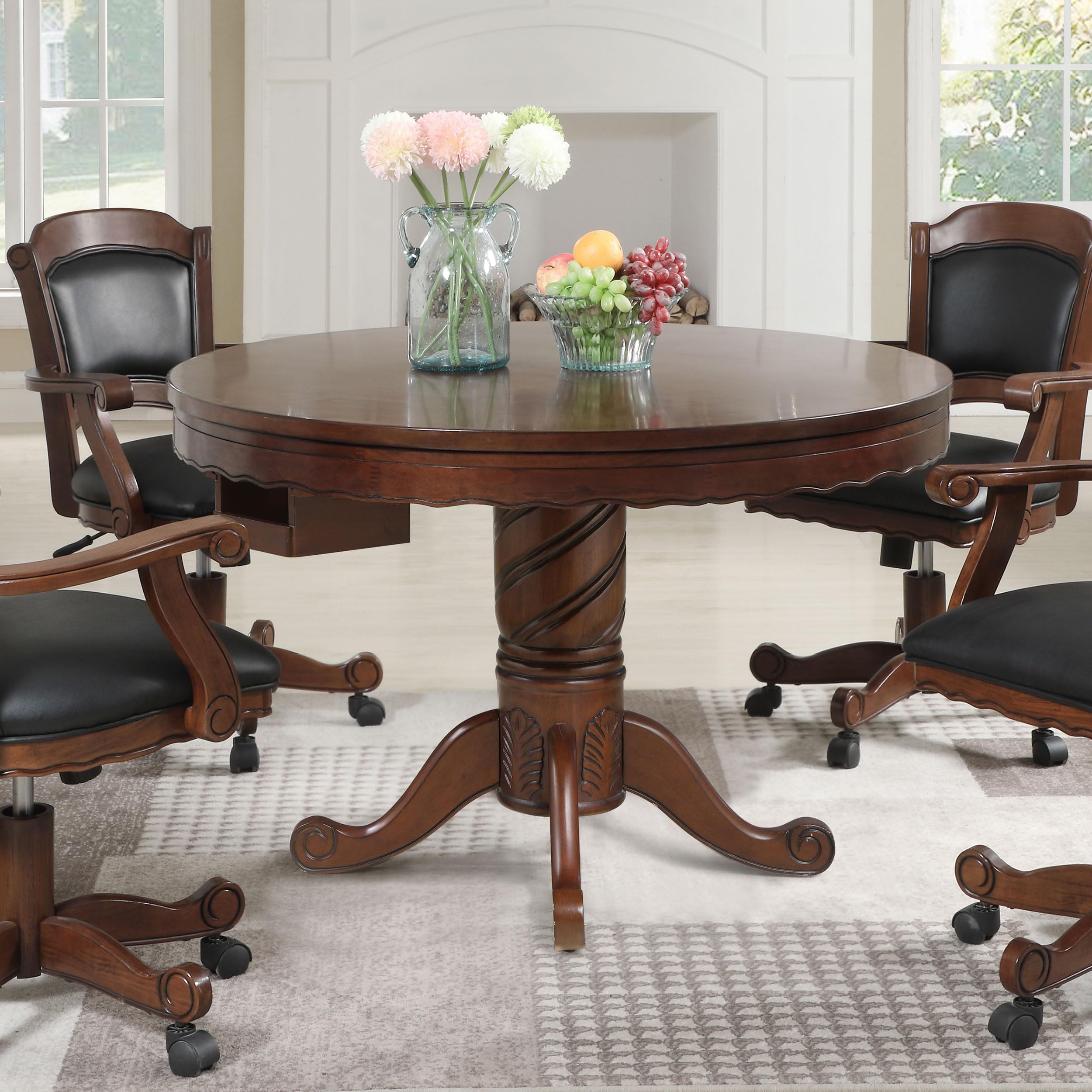 3-in-1 Round Game & Dining Table