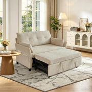 Corduroy Convertible Loveseat Sofa Bed