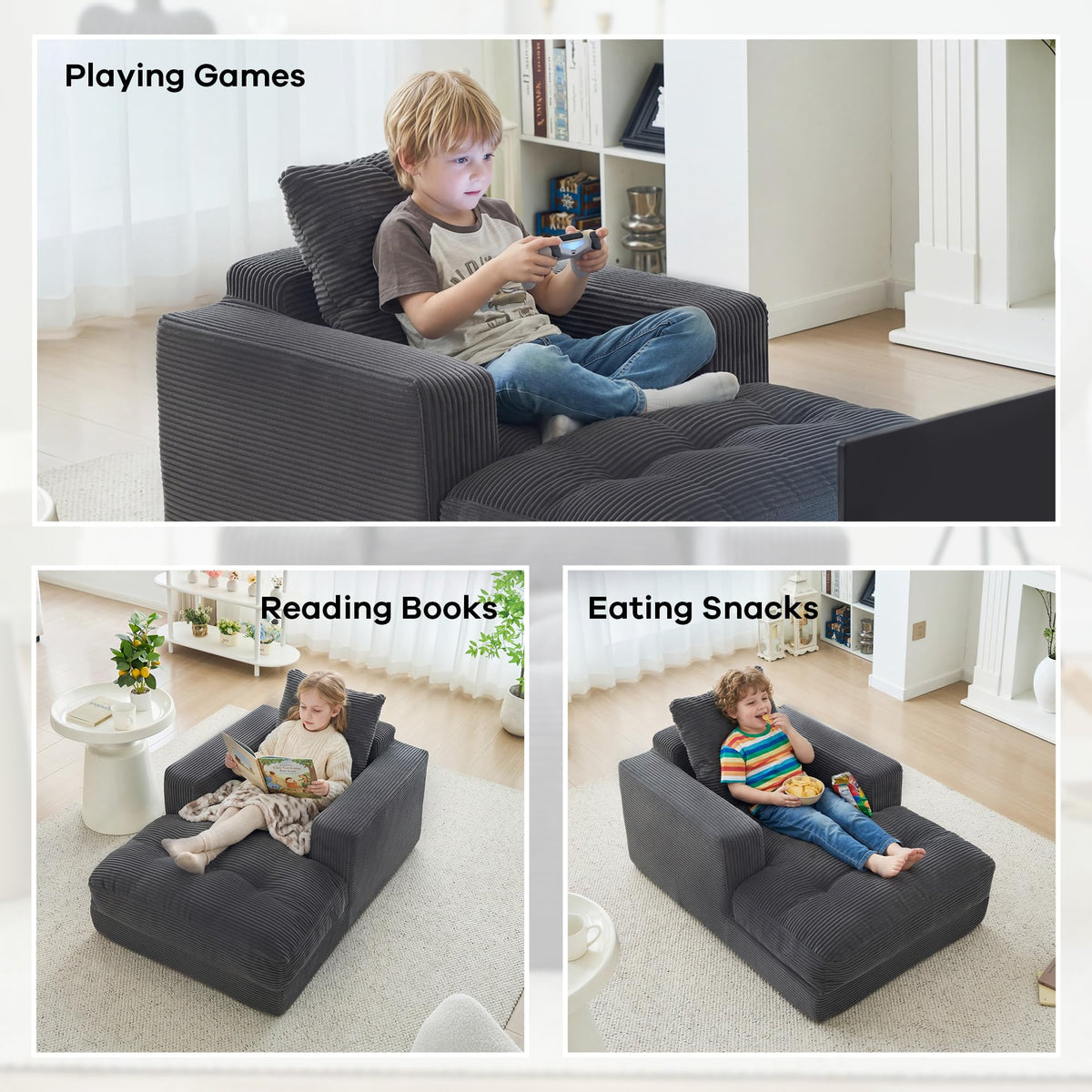 Corduroy Chaise Lounge