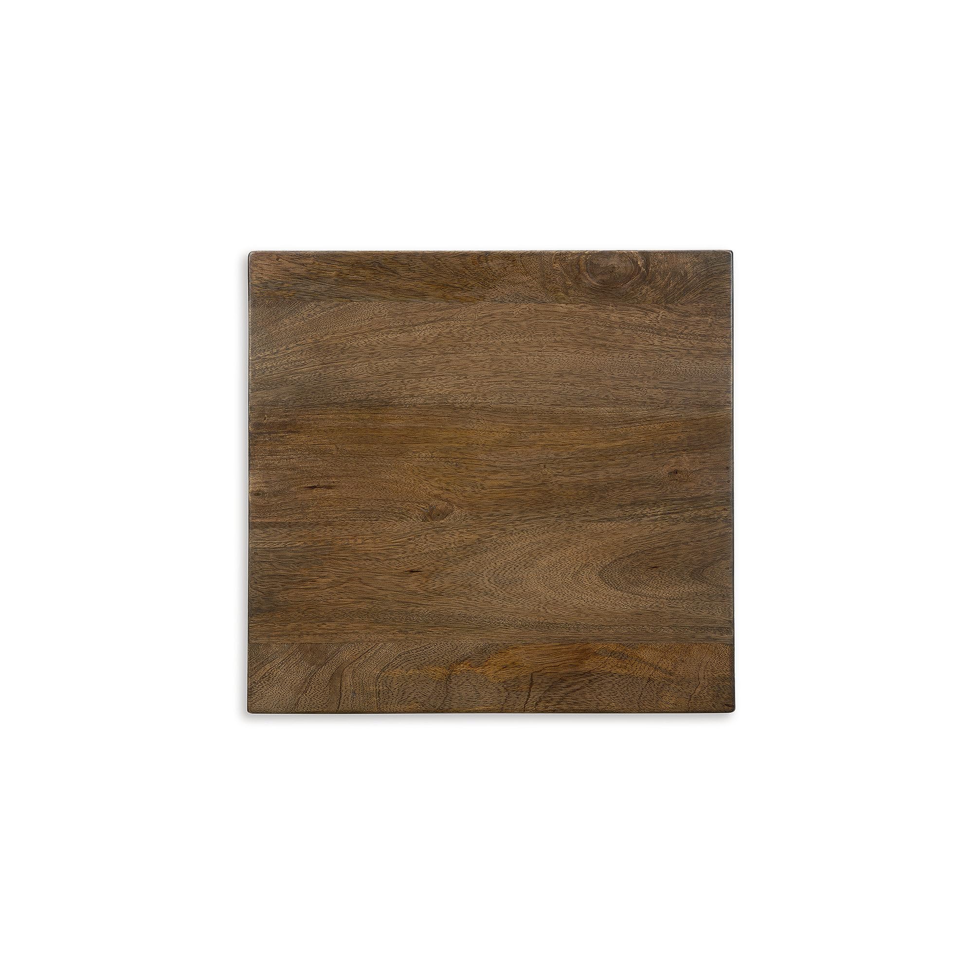 Two-Tone Wood Accent End Table