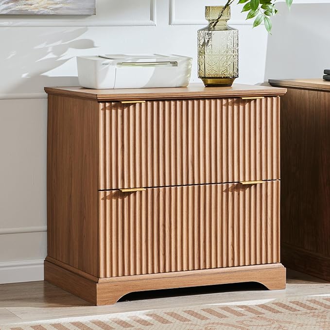 2-Drawer Lateral File Cabinet with Charging Station
