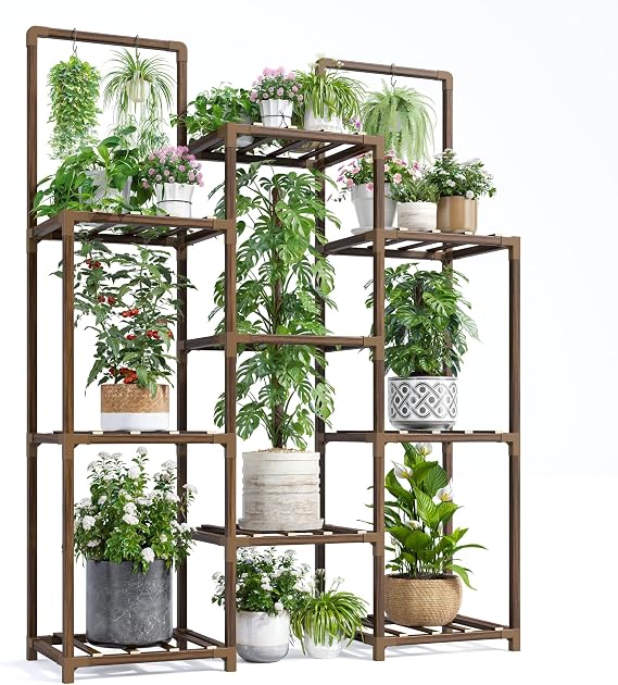 Tall Wooden Plant Stand