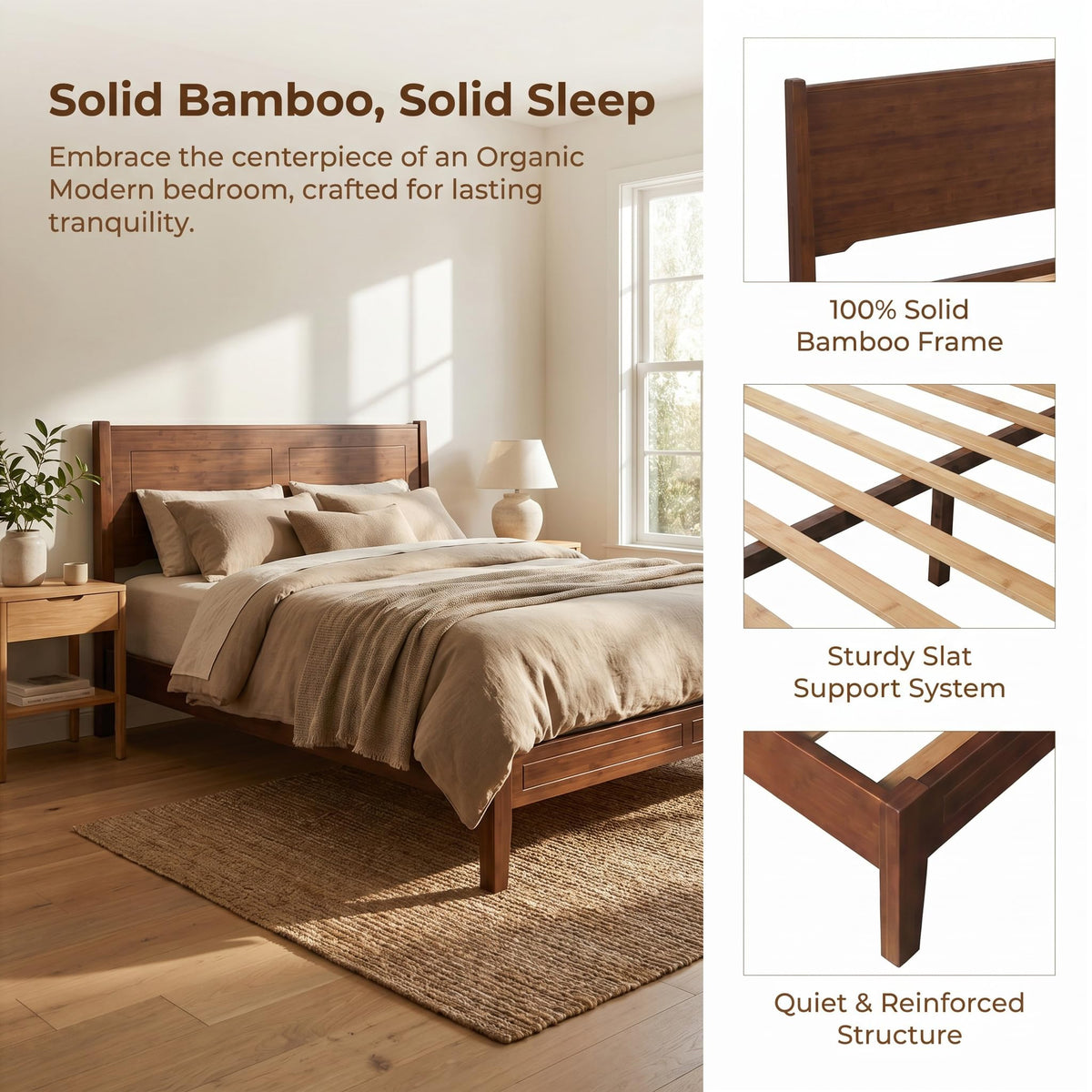 yotila King Bed Frame with Headboard and Storage