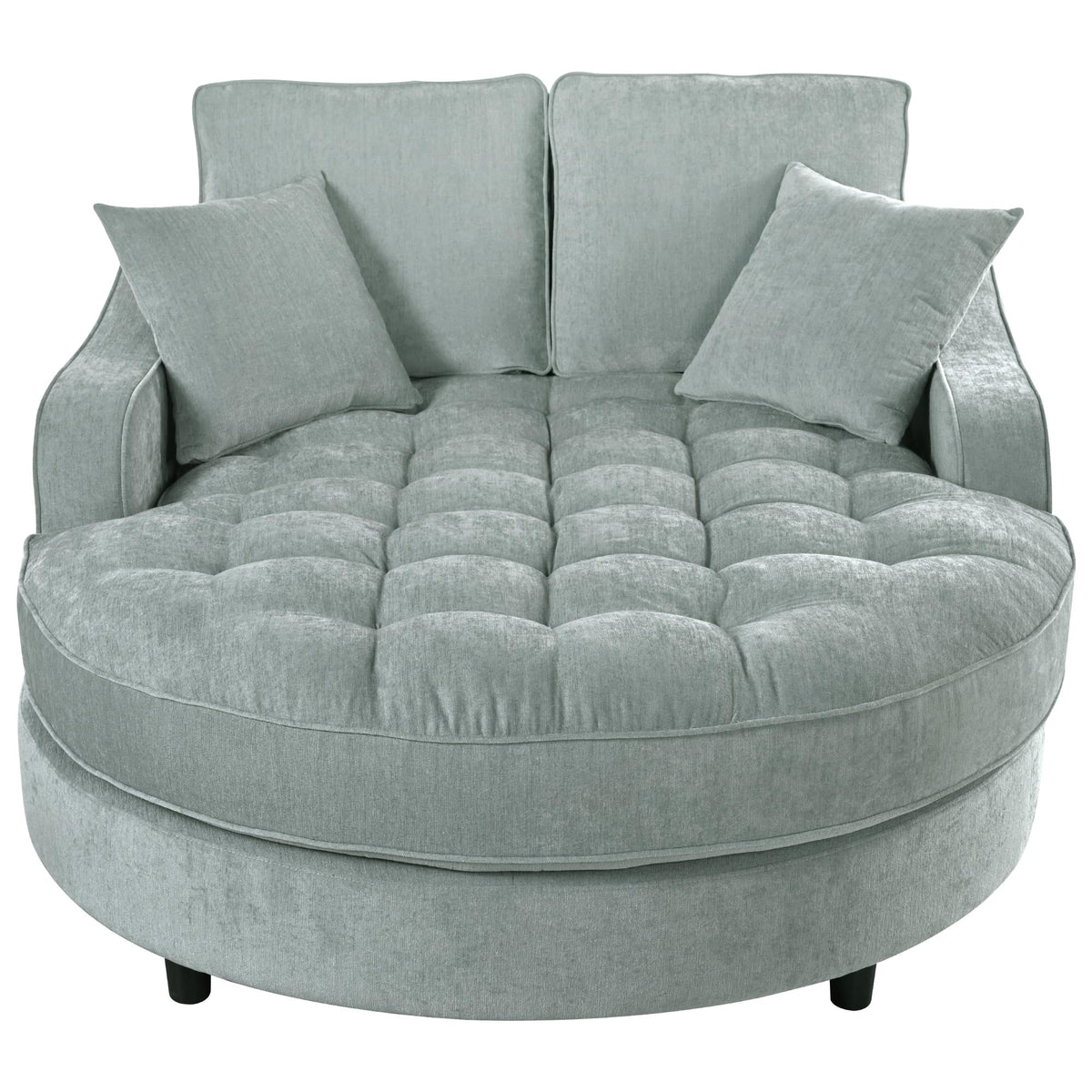 Chenille Chaise Lounge