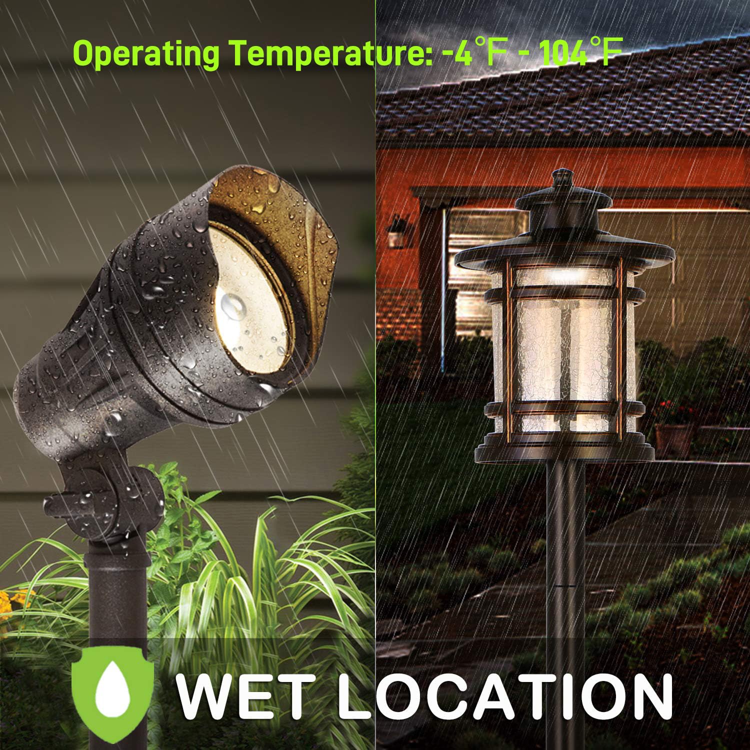 Low Voltage LED Landscape Lighting Kit
