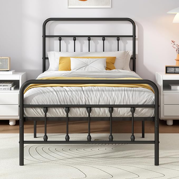 Queen Victorian Metal Bed Frame