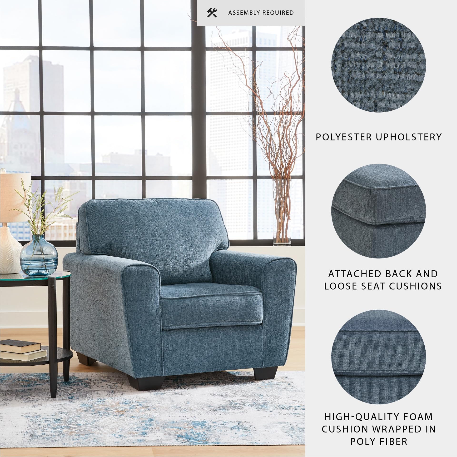 Contemporary Upholstered Accent Chair