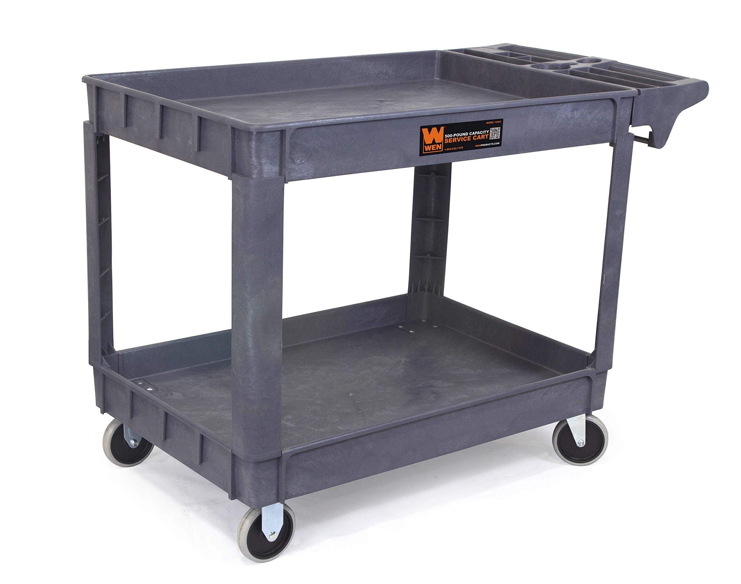 500 lb Capacity Extra Wide Service Utility Cart
