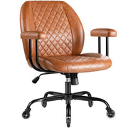 Brown Leather Office Chair