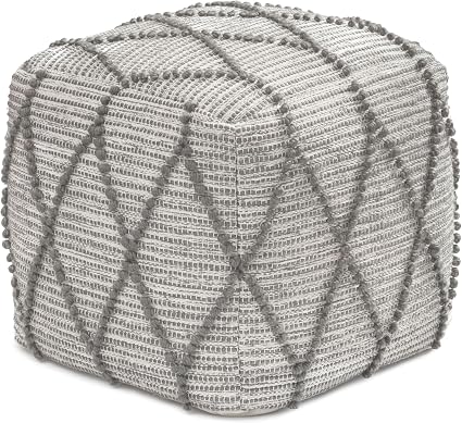 Handmade Pouf Ottoman Footrest