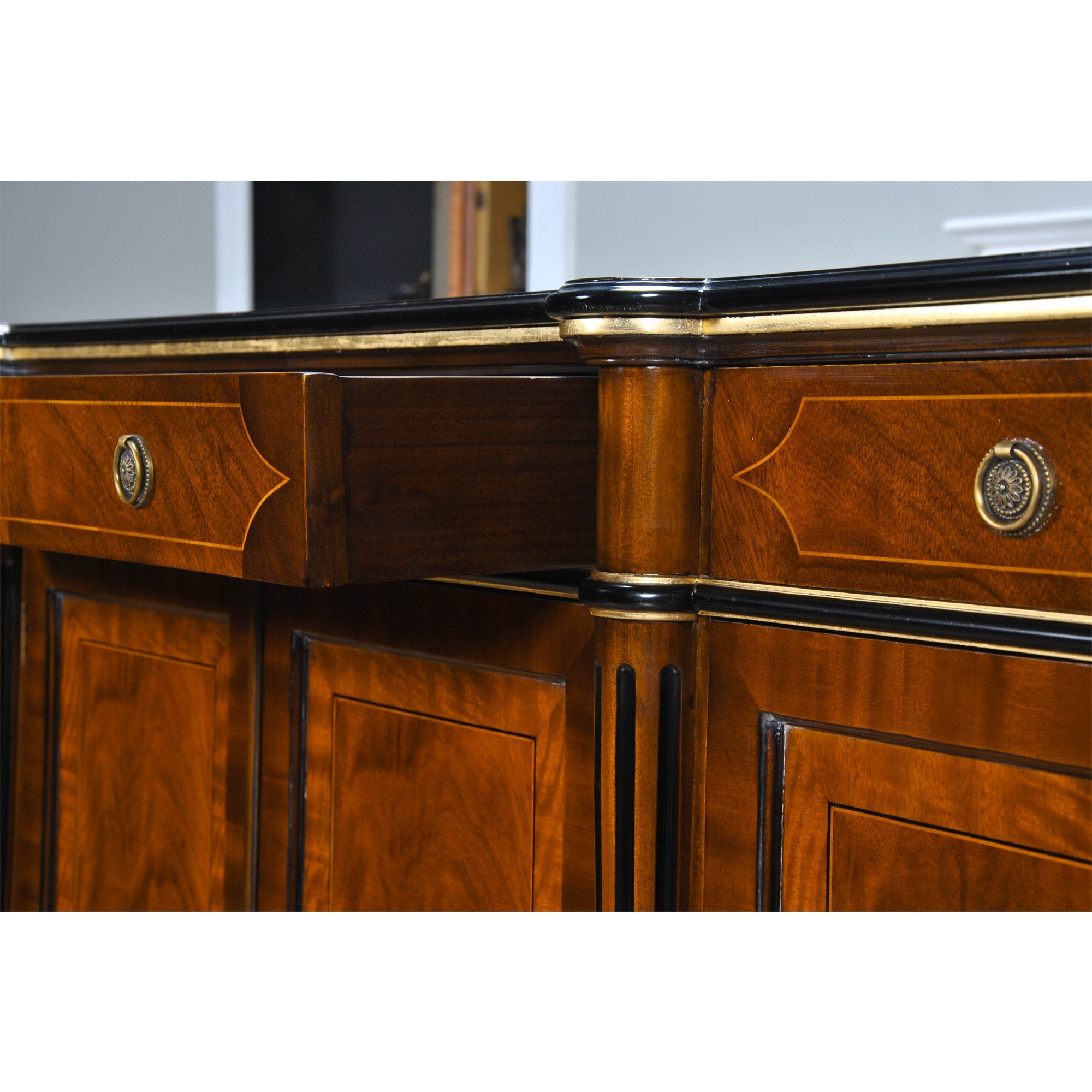 Niagara Furniture NSB043 Regency Banded Mahogany Sideboard
