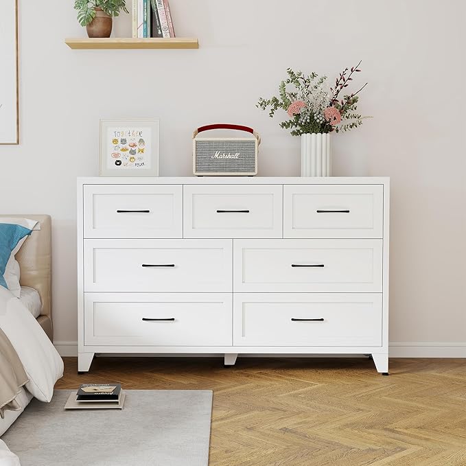Steel Dresser with Drawers