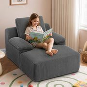 Kids Corduroy Chaise Lounge