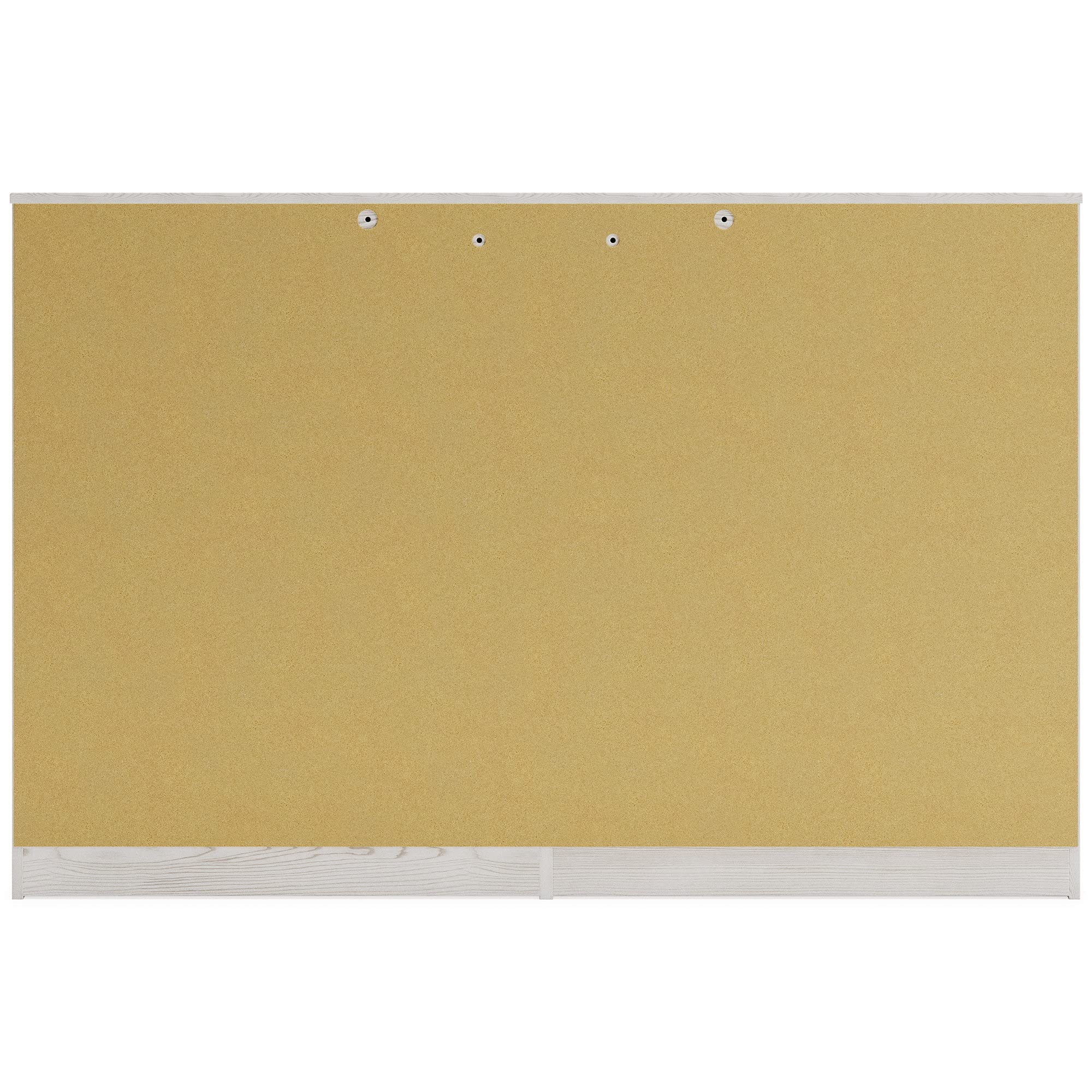 Signature Design by Ashley Altyra Modern Glam 6 Drawer Dresser, Whitewash
