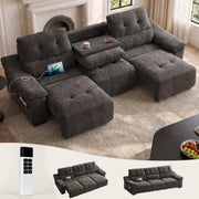 Chenille Power Reclining Sofa