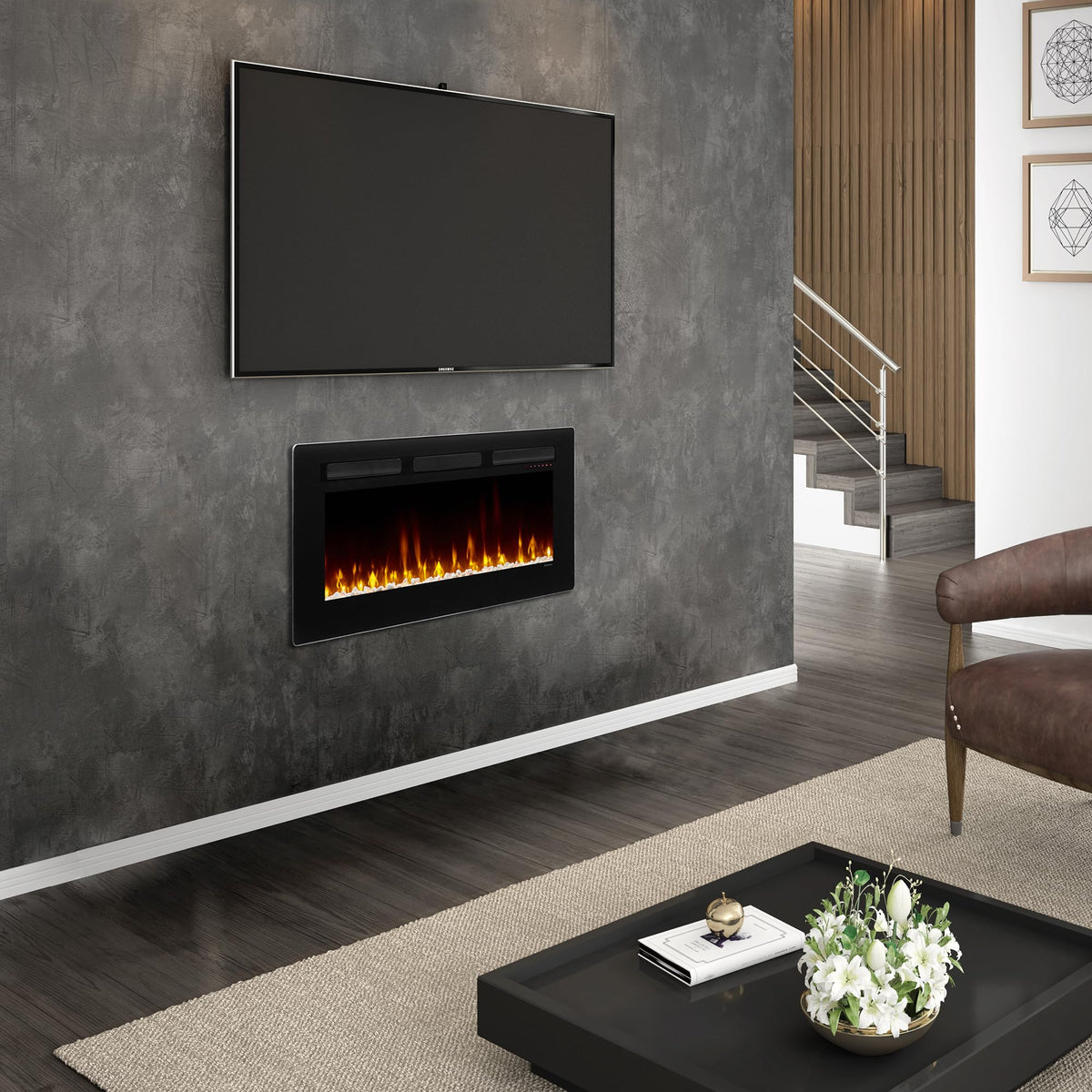 Linear Electric Fireplace