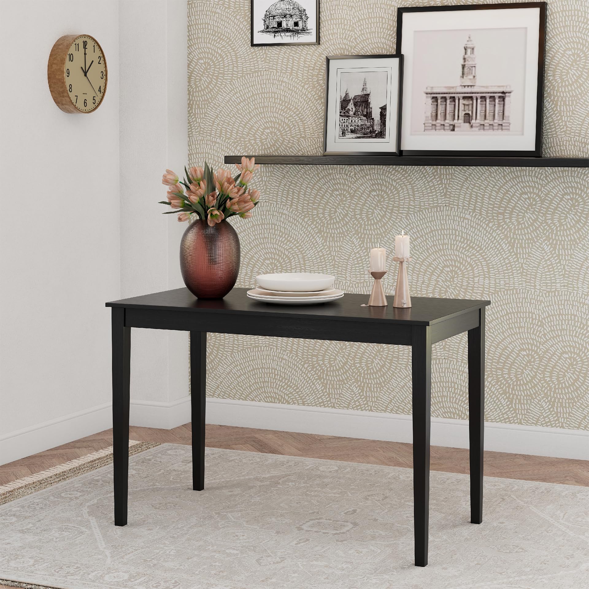 Rectangular Dining Table – Almost Black