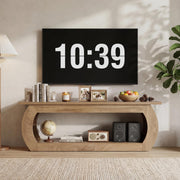 Rustic TV Stand with Storage