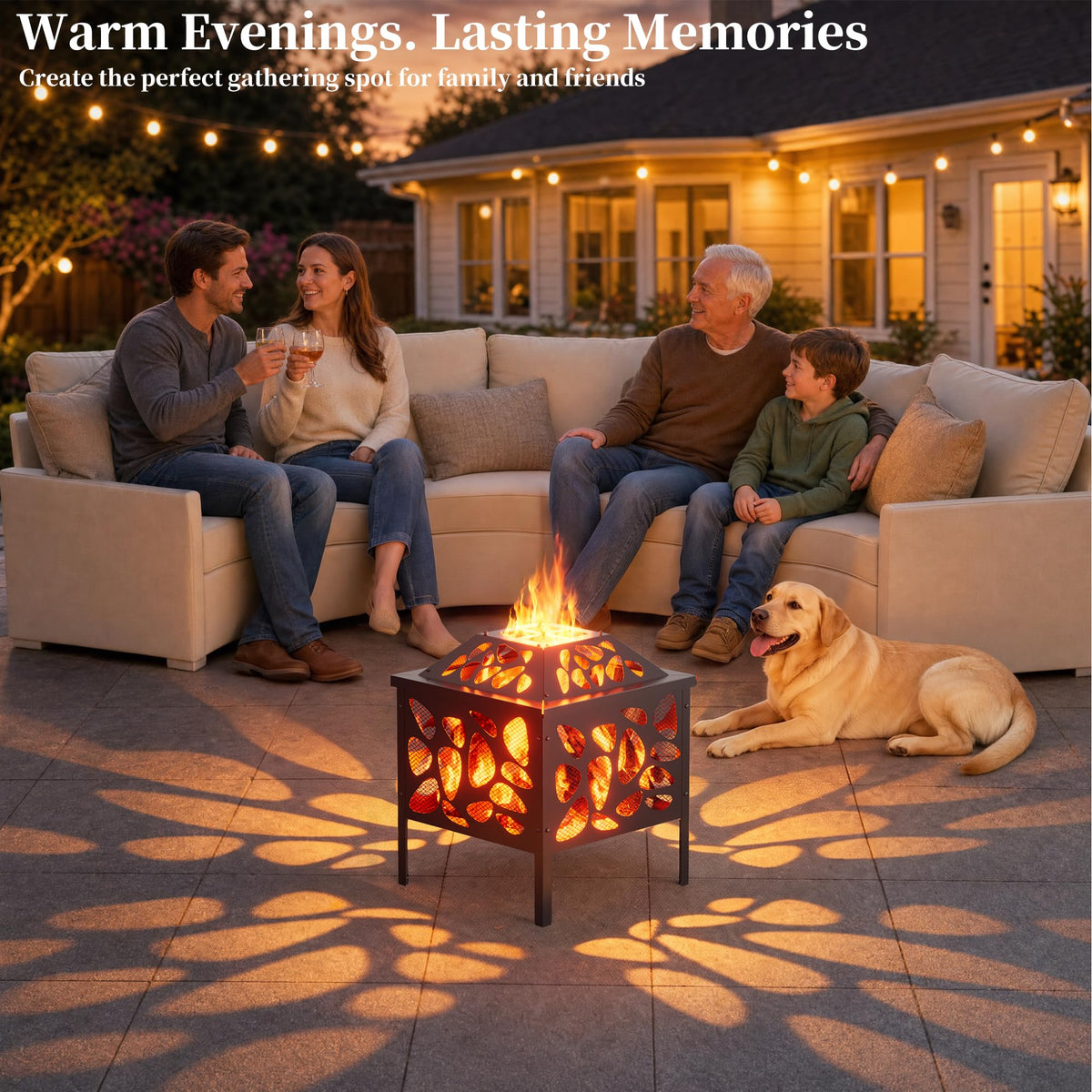 Compact Wood-Burning Fire Pit