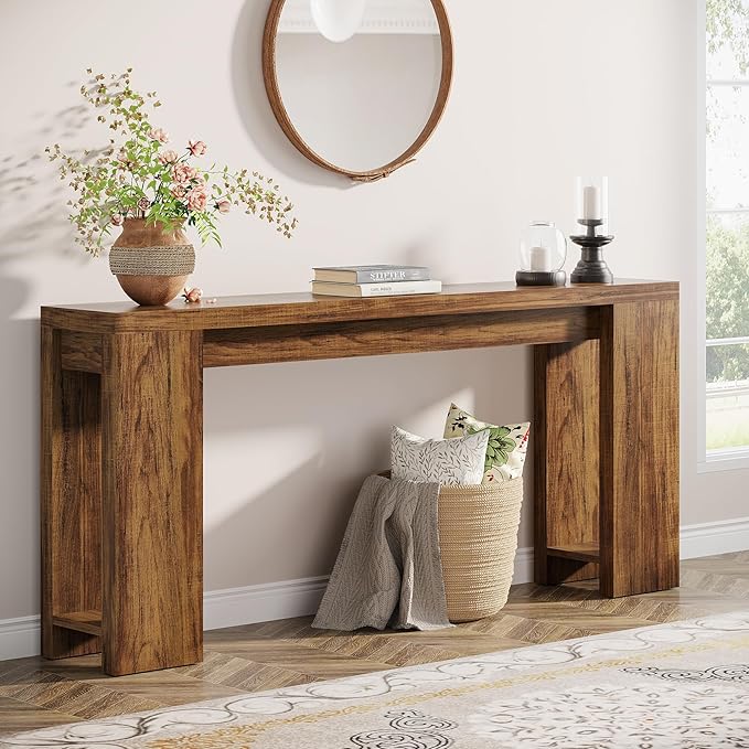 70.9" Farmhouse Console Table