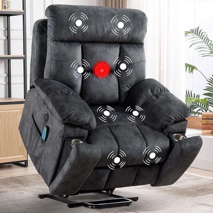 Power Lift Recliner with Heat & Massage