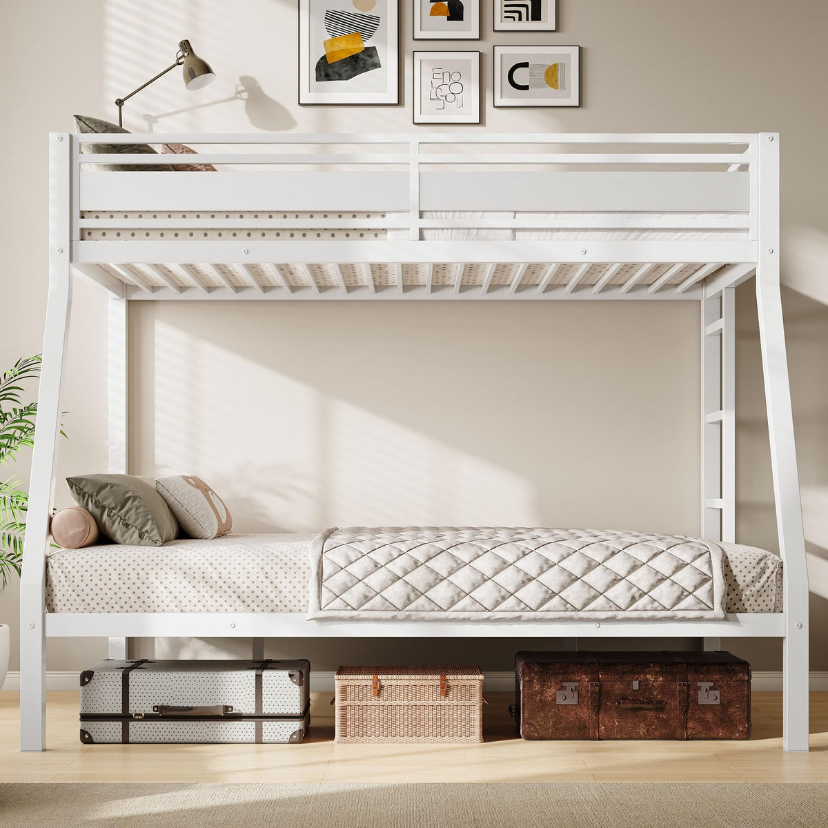 Twin Over Full Metal Bunk Bed