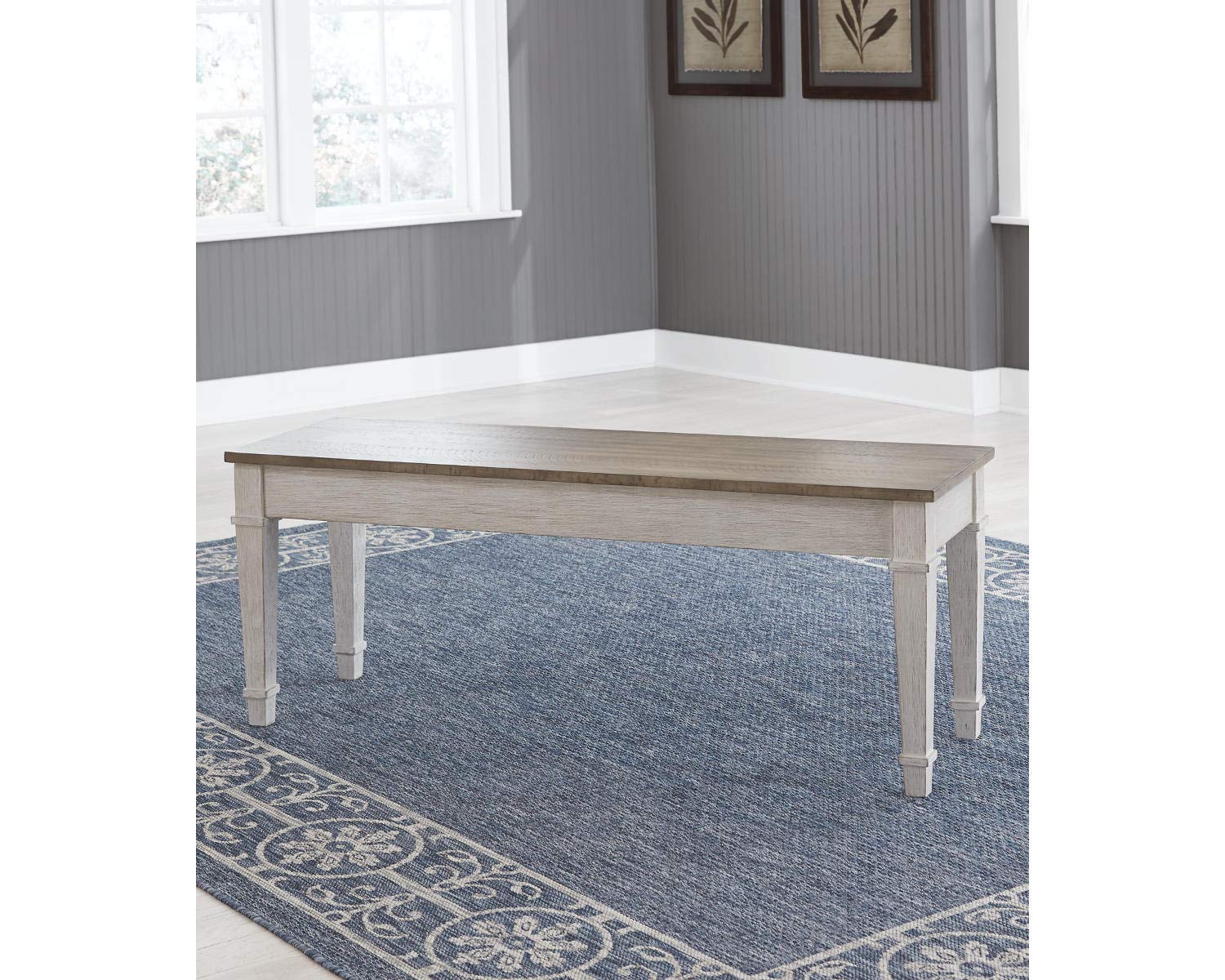 Farmhouse Storage Bench with Hidden Storage