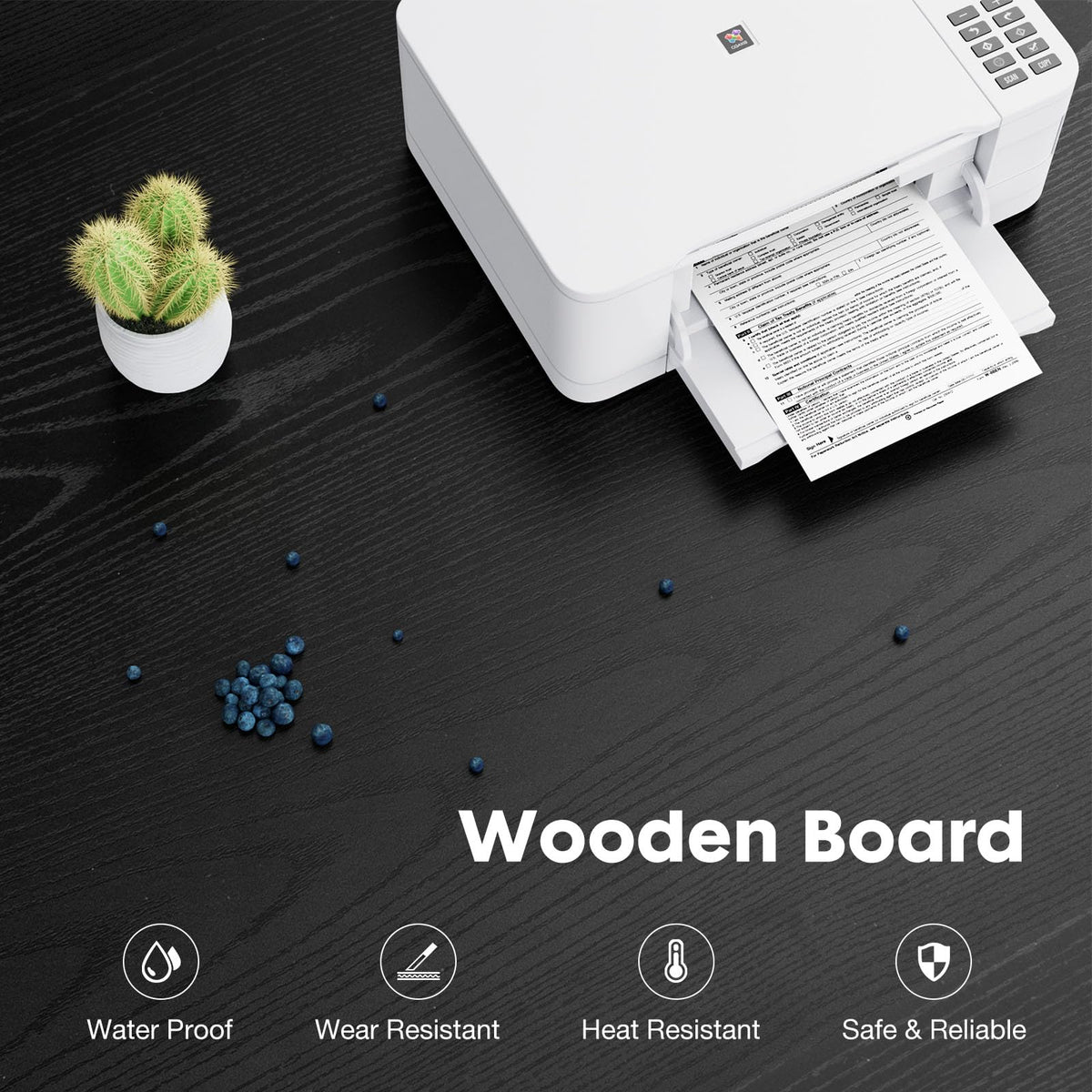 3-Drawer Rolling File Cabinet