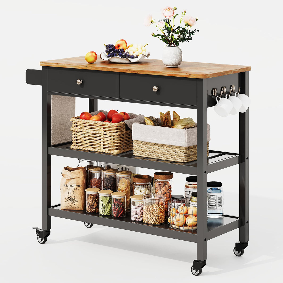 Rolling Kitchen Island Cart