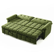 4-in-1 Convertible Sofa Bed with Adjustable Backrest