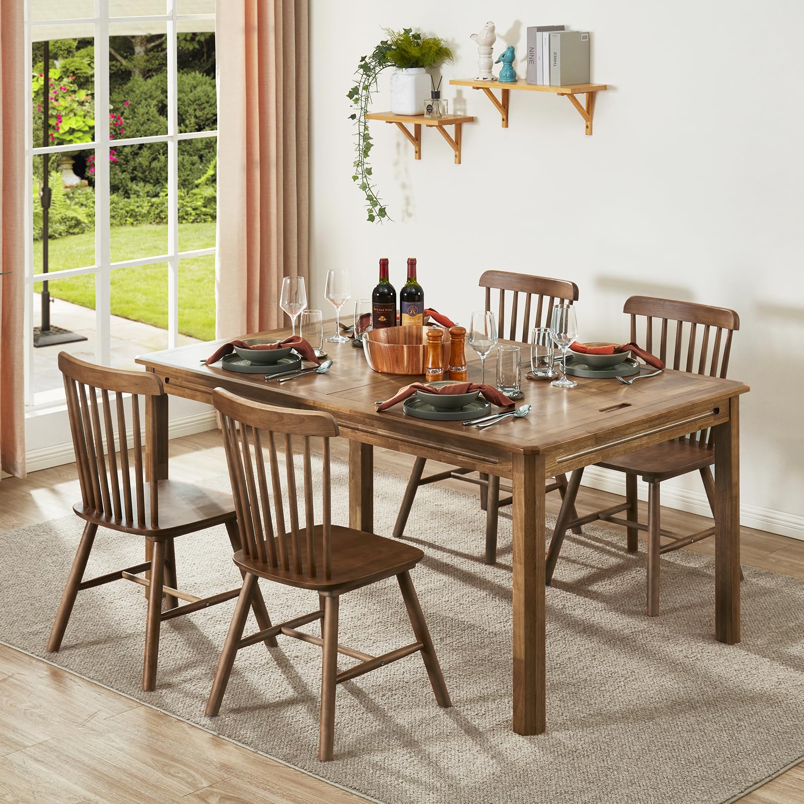 Board Game Table with Removable Table Top, Seats 4 to 6 Players with 57in x 33in Play Area, Includes Play Mat, Detachable Cup Holders and Dice Trays, Minimal Assembly Required
