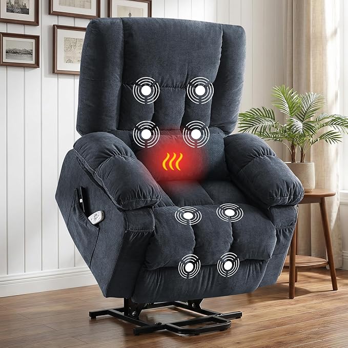 Power Lift Recliner Chair with Massage & Heat
