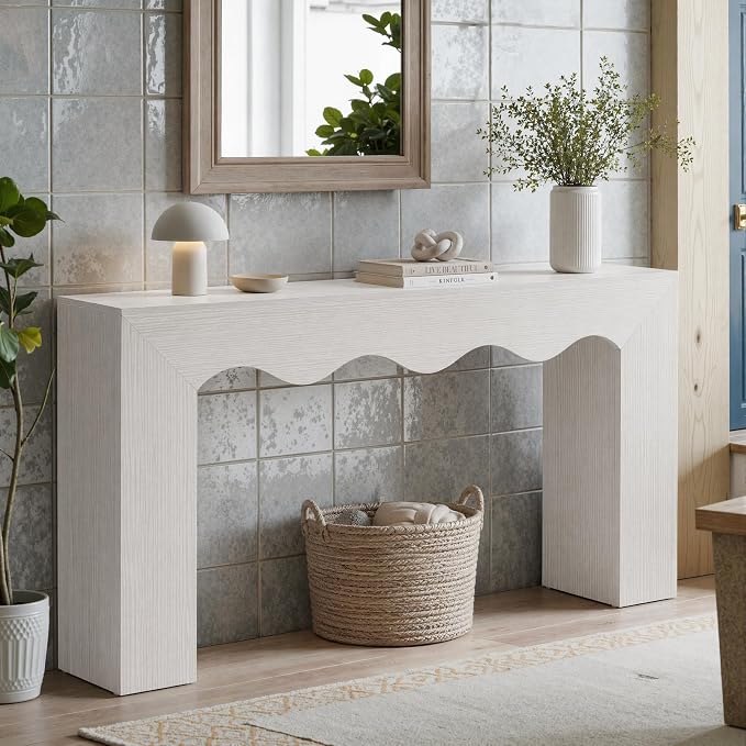 Wavy Edge Console Table