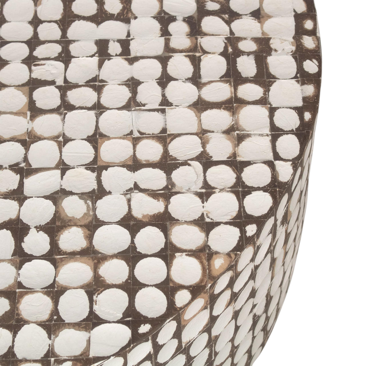 White Round Pedestal Coffee Table