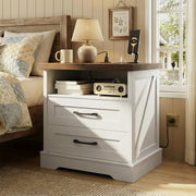 Farmhouse Charging Nightstand