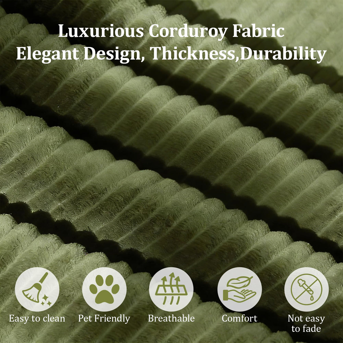 Corduroy Convertible Sofa Bed