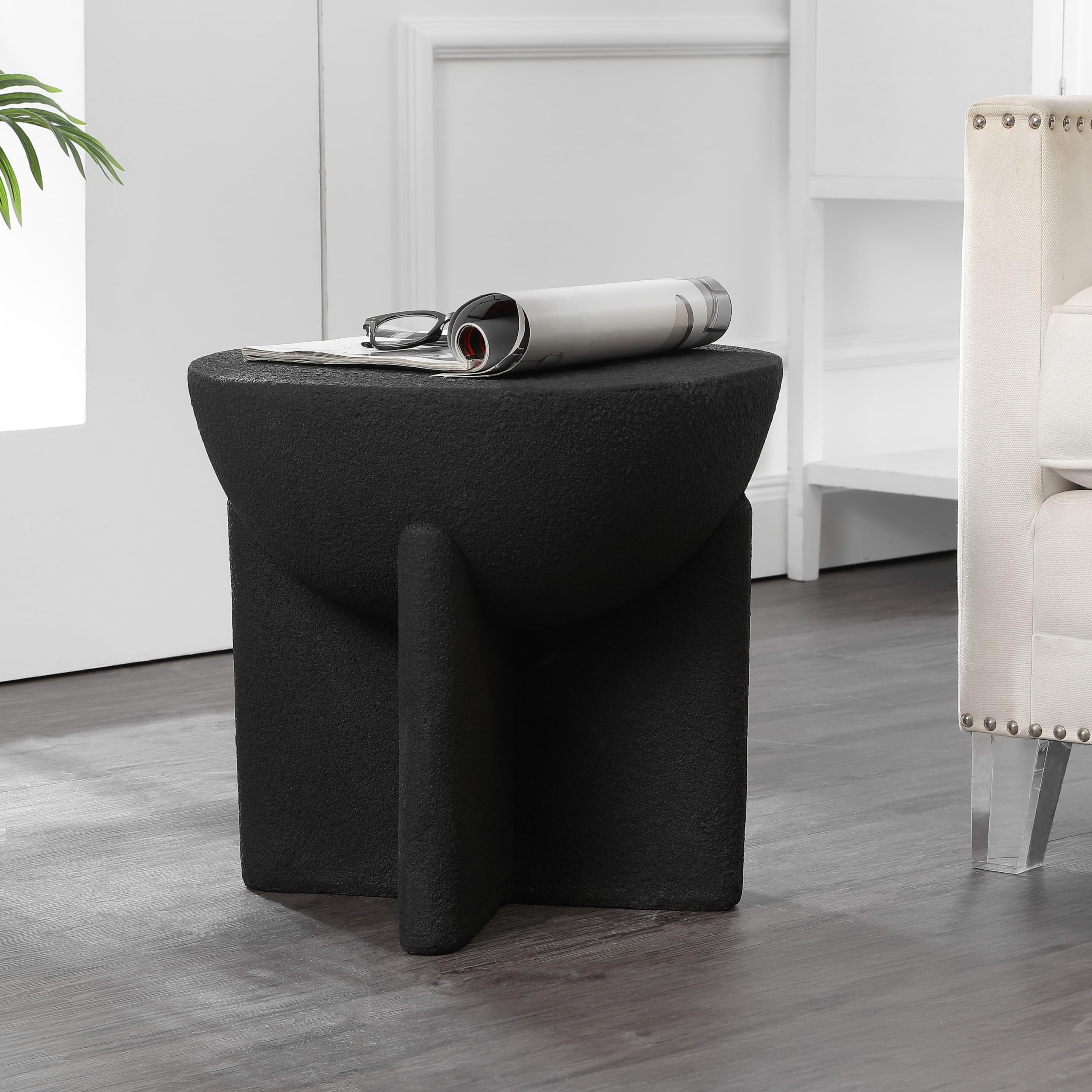 Round Drum Accent Table – Indoor/Outdoor